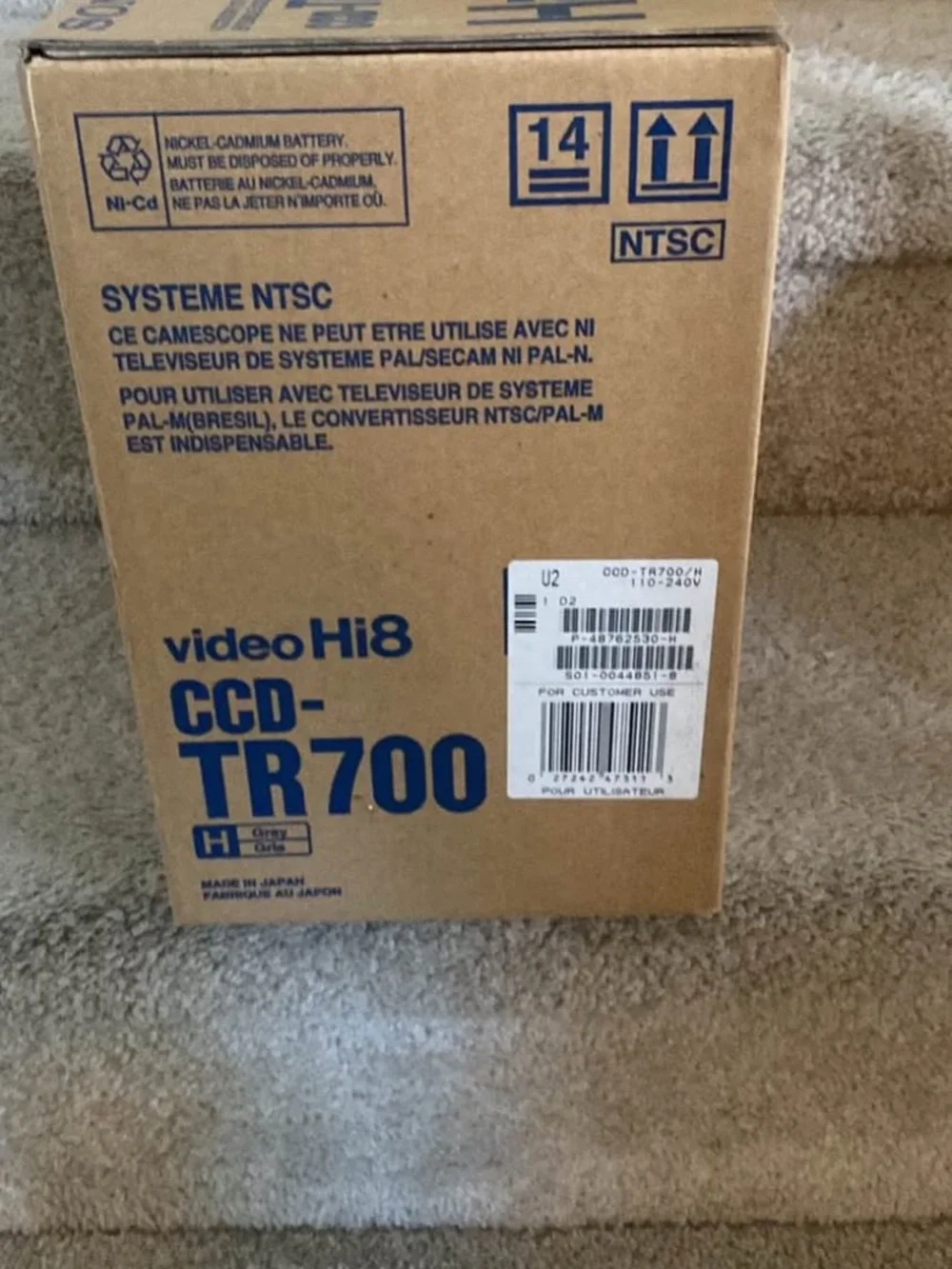 Vintage Sony Handycam Video Hi8
